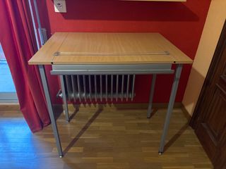 Mesa de dibujo madera y metal
