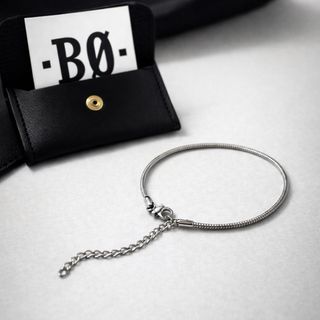 Pulsera acero inoxidable hombre 2mm ajustable