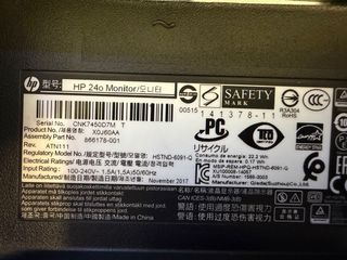 Monitor HP 24 X0J60AA Full HD