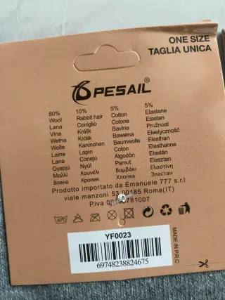 Calze donna lana/angora TU Pesail