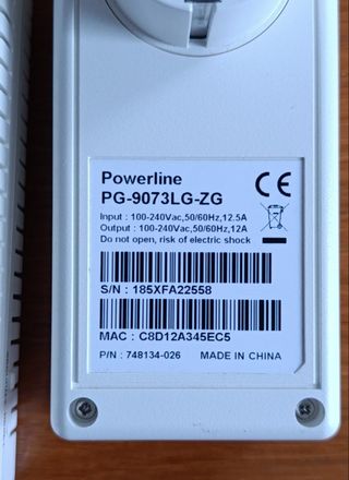 Lote 4 PLC. Wifi 5GHz y 2.4GHz. Comtrend (Ziggo)