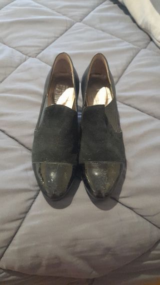 Zapatos negros tacón talla 36