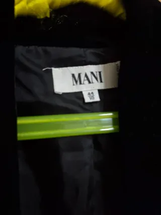 Americana terciopelo negra