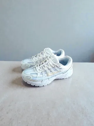 Nike P-6000 Blancas/Beige Talla 39