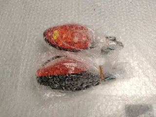 Par luces Intermitentes moto naranjas