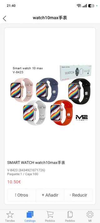 Smartwatch V-8423 watch10max