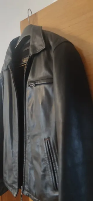 Cazadora Piel Chevignon Negra