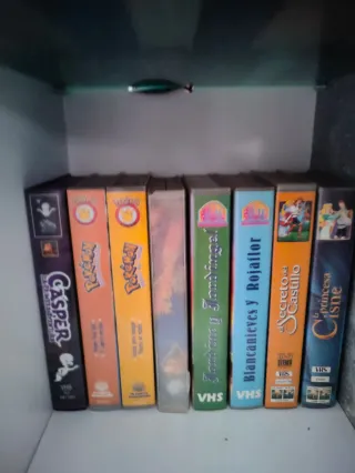 Lote Cintas VHS Películas Infantiles