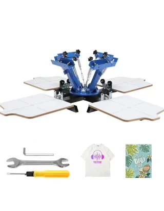 Máquina Serigrafía 4 Brazos