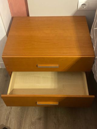 Pack 2 Mesitas Noche Madera Italiana