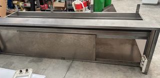 Expositor Acero Inoxidable sin frio