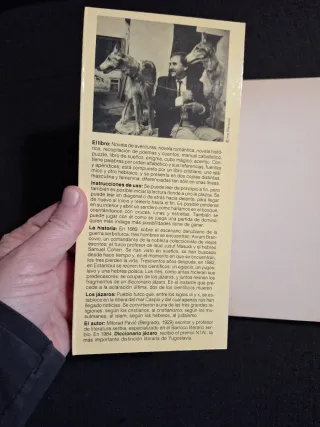 Milorad Pavic. Diccionario jázaro