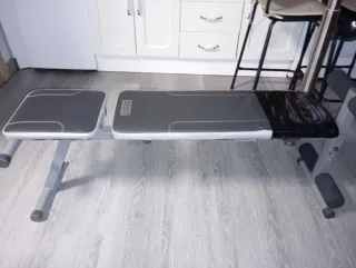 Banco de pesas y mancuernas