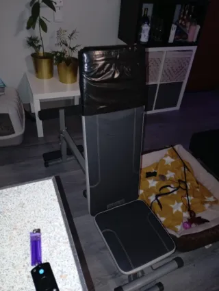 Banco de pesas y mancuernas