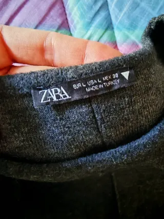 Vestito Zara Grigio Taglia S