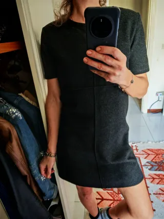 Vestito Zara Grigio Taglia S