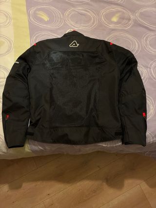 Chaqueta Moto Acerbis Negra y Roja