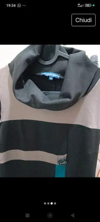 Vestito corto donna,taglia M usato pochissimo