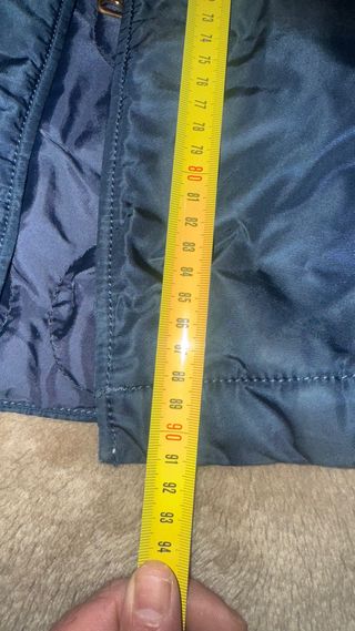 Parka Bomber Alpha Industries Azul Oscuro Talla M