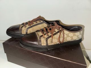 Zapatillas Gucci Beige y Marrón