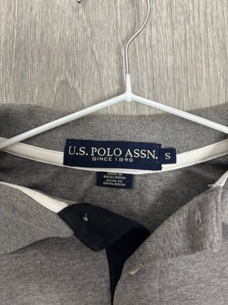 Polo U.S. Polo Assn. Gris y Negro