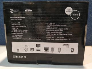 Receptor Satélite Dreambox DM520 mini DVB-S2 Full HD