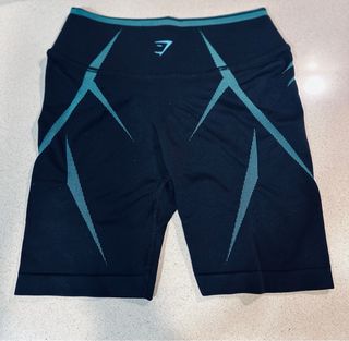 Gymshark Apex Lift Seamless Shorts GYM negro azul