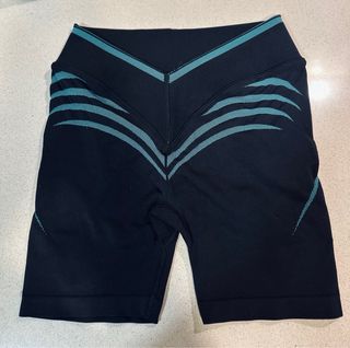 Gymshark Apex Lift Seamless Shorts GYM negro azul