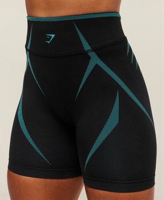 Gymshark Apex Lift Seamless Shorts GYM negro azul