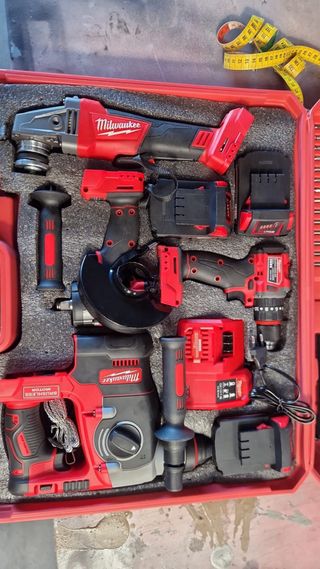 Kit Herramientas Milwaukee Taladro Rotomartillo