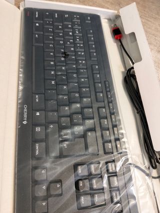 Cherry Stream Keyboard, Teclado con Cable, distribución de Teclado español (QWERTY)