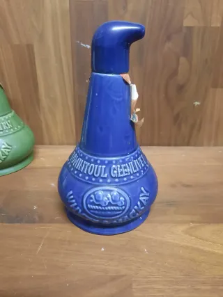 2 Bottiglie  Ceramica Vintage