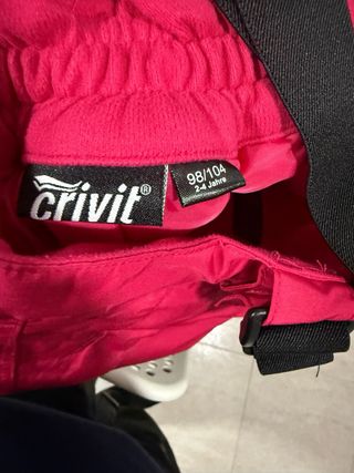 Pantalón de esquí para niño con tirantes