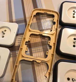 Lote Enchufes Vintage Simon