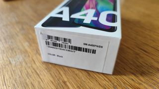 Scatola vuota originale per Samsung Galaxy A40