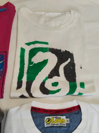 Lote 9 Camisetas Manga Corta Talla 10/12