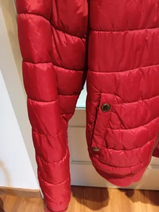 Cazadora acolchada Green Coast roja talla 54