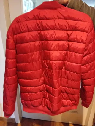 Cazadora acolchada Green Coast roja talla 54