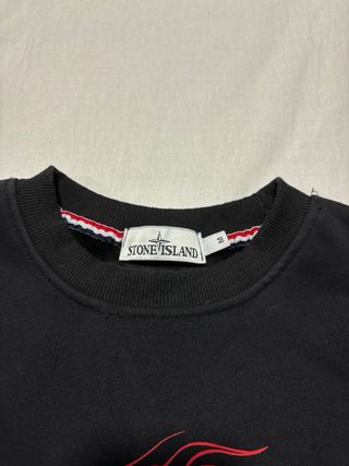 Sudadera Stone Island Negra Dragon