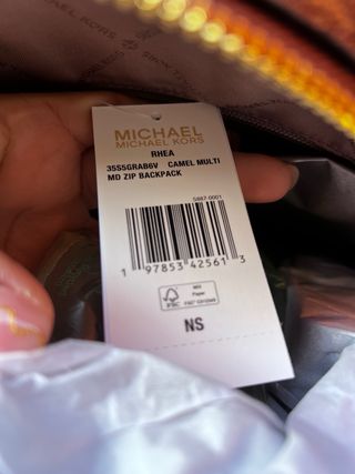 Zaino Michael Kors Beige/Marrone Nuovo