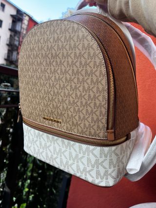 Zaino Michael Kors Beige/Marrone Nuovo