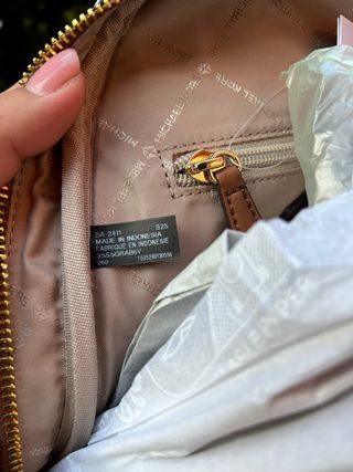 Zaino Michael Kors Beige/Marrone Nuovo