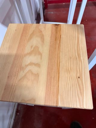 Mesa alta bar madera y metal