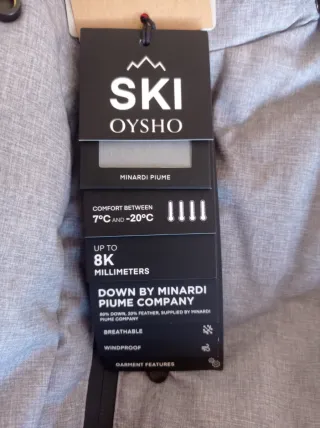 Chaqueta SKI Oysho