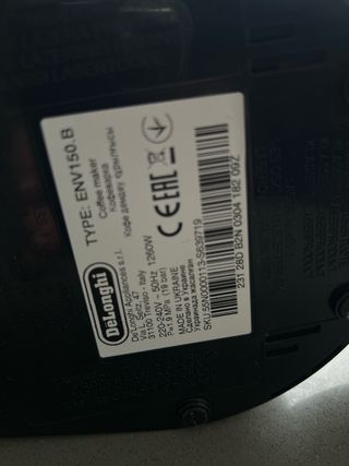 Cafetera Negra NESPRESSO