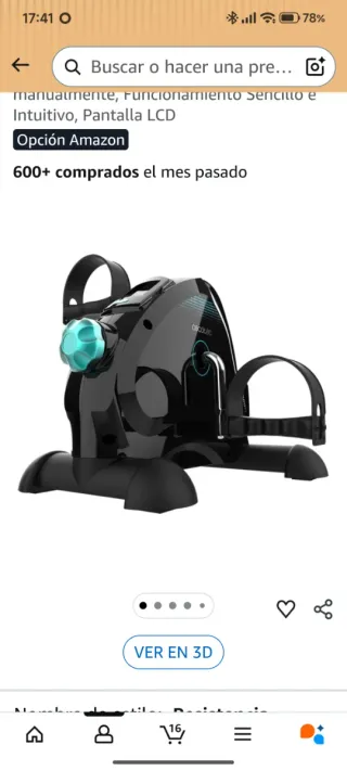 Pedales estáticos Cecotec