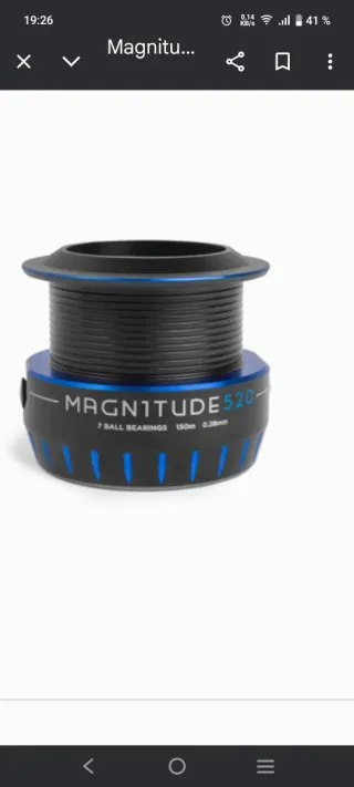 Caña  inglesa Okuma 3,90.. y carrete preston.