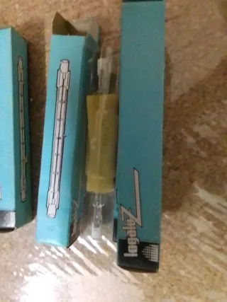 20 Lámparas Halógenas Lineal R7s Logaluz 500W