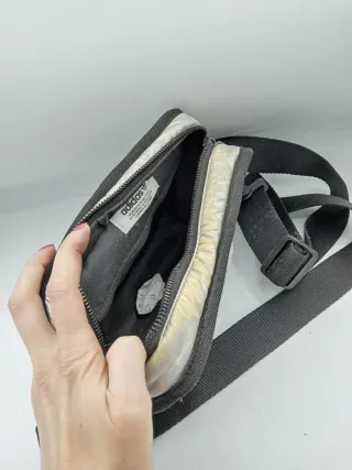 Borsa tracolla Adidas argento