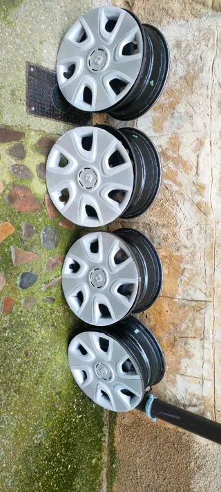 Llantas Acero Renault Clio 4 + Tapacubos originale